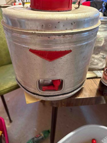 Vintage Poloron Products Aluminum Picnic Jug