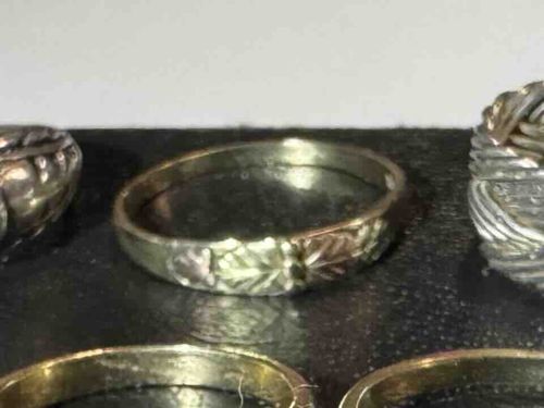 Black Hills Gold Style Wedding Band or Fashion Ring