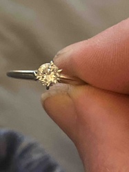 Solitaire Diamond Engagement Ring