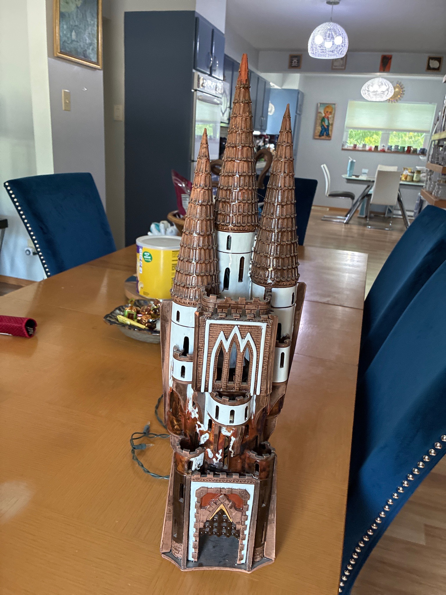 Submitted photo of Ceramic Castle Architectural Sculpture