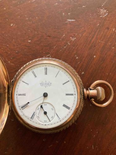 Antique Elgin Hunter Case Pocket Watch
