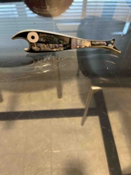 Fish-Shaped Abalone Inlay Bottle Opener
