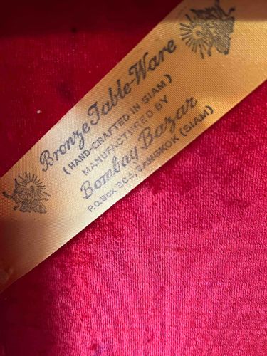 Bombay Bazar Bronze Table-Ware Set Label