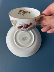 Vintage 'Olde English Countryside' Teacup and Saucer Set