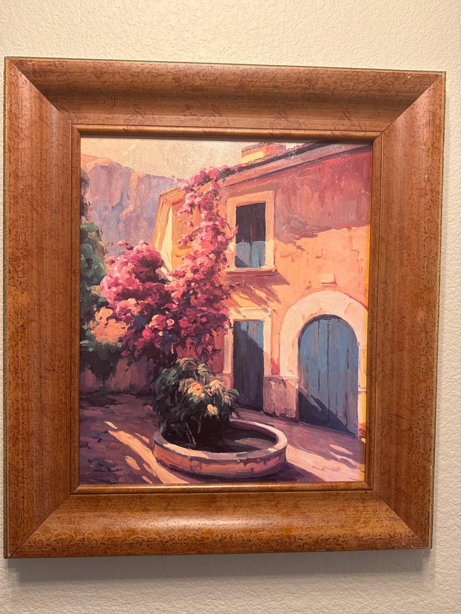 Submitted photo of Oil painting signed 'Kiku Poch'