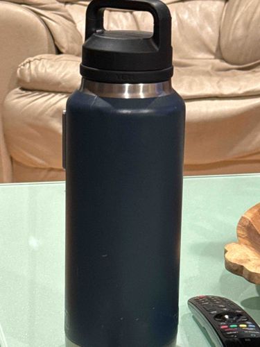YETI Rambler 36 oz Water Bottle with Chug Cap, Navy
