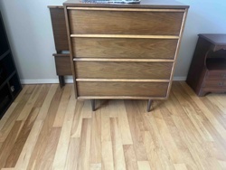 Mid-Century Modern Five-Drawer Dresser