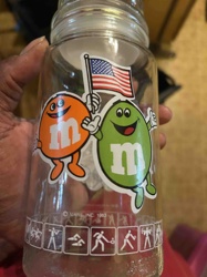 M&M's 1983 Olympic Games Commemorative Candy Jar