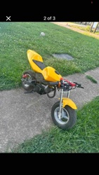 Yellow Pocket Bike