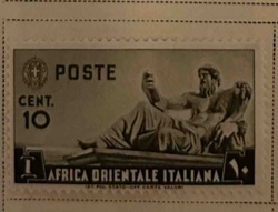Italian East Africa 10 Centesimi Stamp