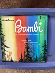Walt Disney's Bambi Original Motion Picture Sound Track Vinyl Record