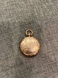 Victorian-Style Engraved Locket Pendant