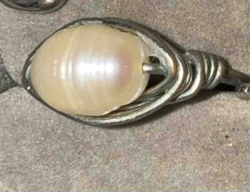 Wire-Wrapped Pearl Pendant