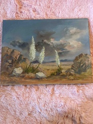 Desert Landscape with Yucca by Templeton (1969)