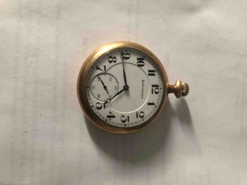 Burlington Open-Face Pocket Watch