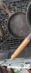 Assorted Culinary Pans (Cast Iron Skillet and Non-Stick Pan)