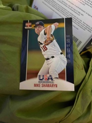 Mike Shawaryn USA Baseball Panini Trading Card