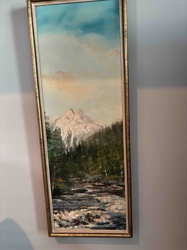 Paul Ygartus Mountain Landscape Oil Painting