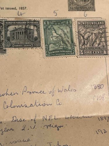 Newfoundland Postage Stamps Collection (1857-1908)