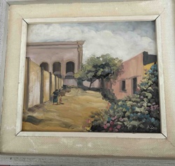 Street Scene with Figures, by Rico