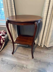 French Louis XV Style Round Side Table