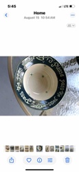 "Please Pass the Peas" Ceramic Serving Bowl