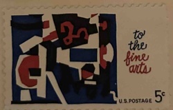 U.S. Postage 'To The Fine Arts' 5-cent Stamp (1962)