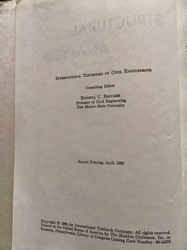 Structural Analysis (Second Printing, April 1962)