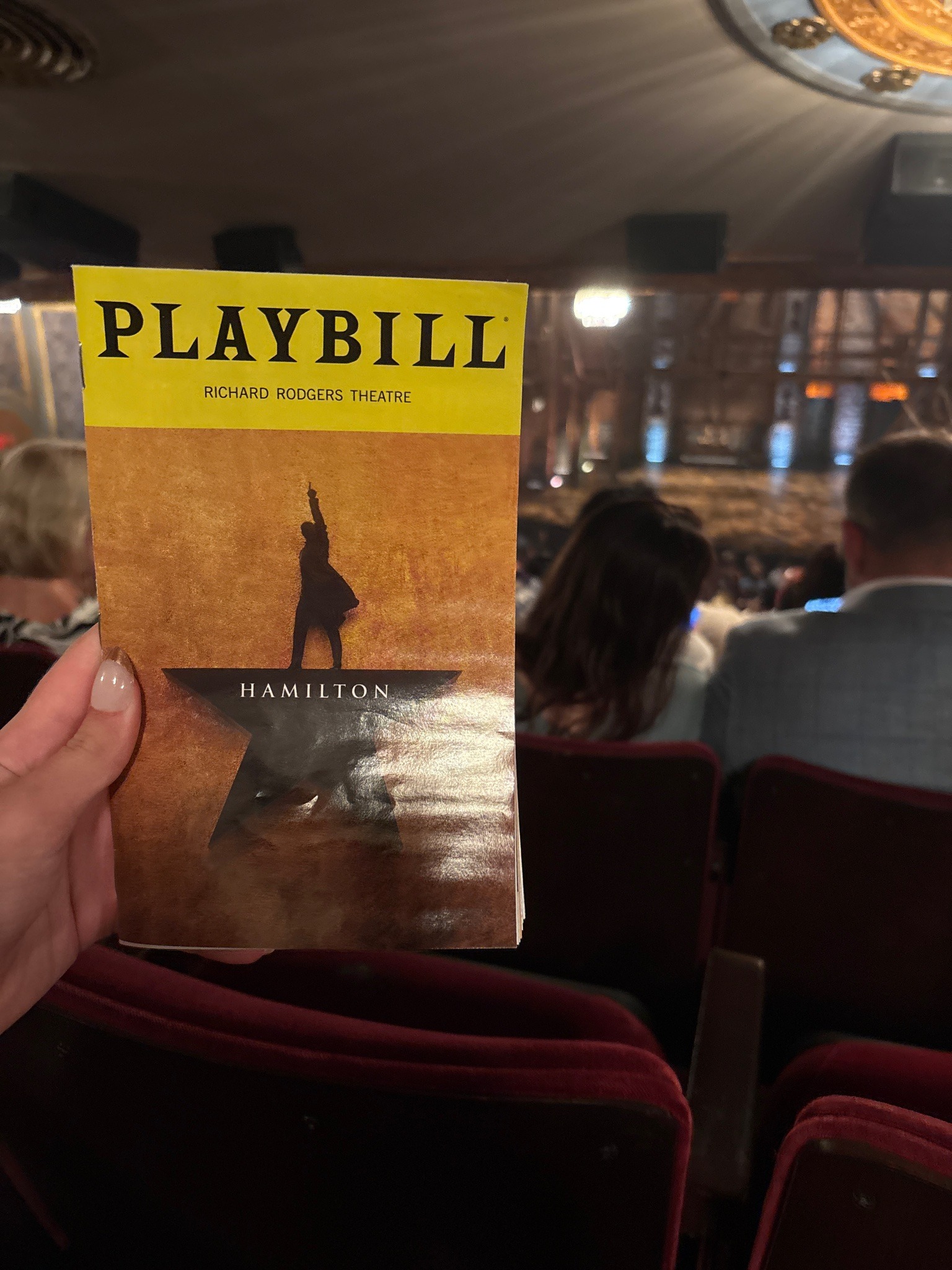 Submitted photo of Hamilton Playbill (not authenticated)
