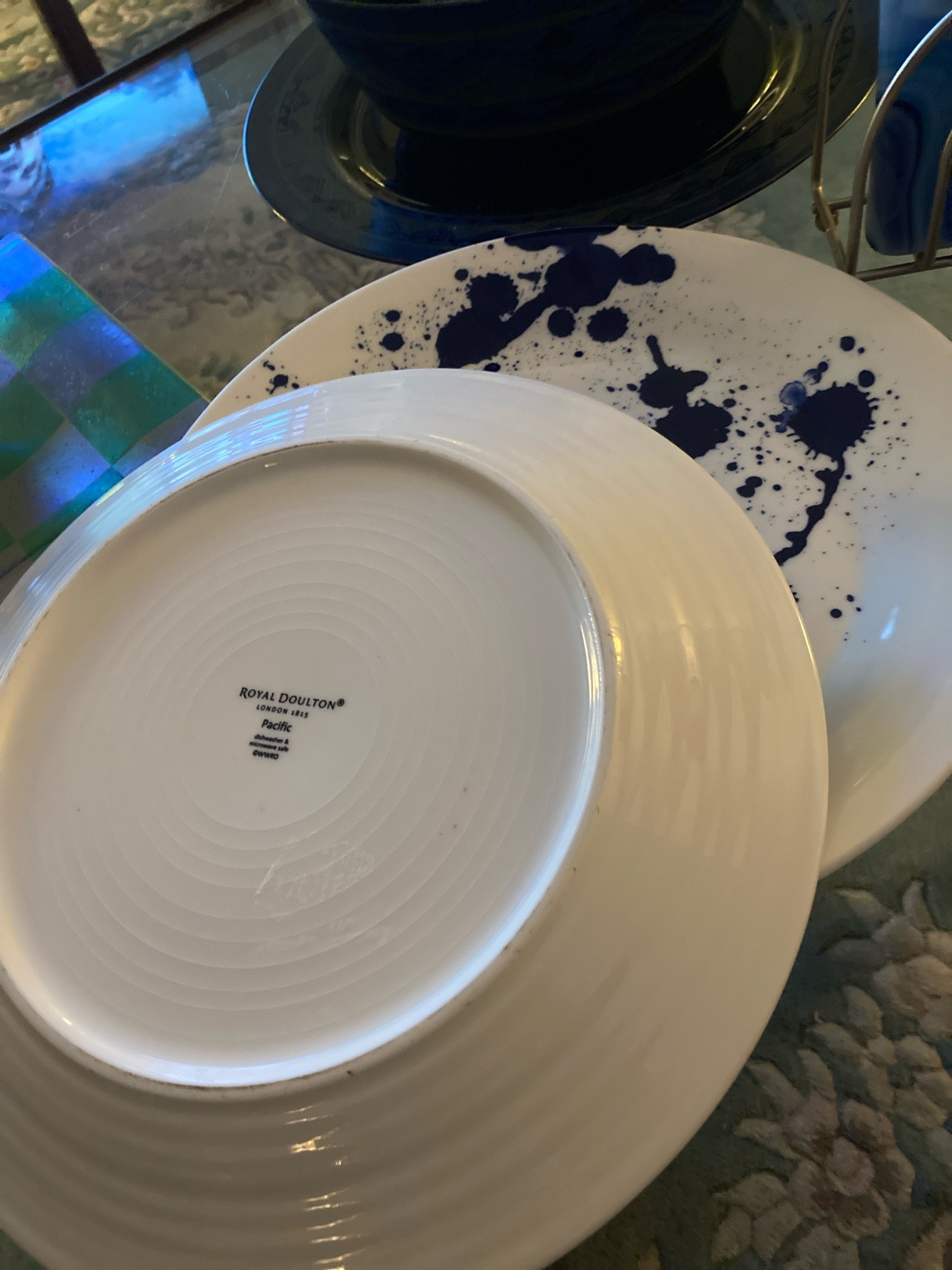 Submitted photo of Royal Doulton Pacific Dinner Plate (not authenticated)