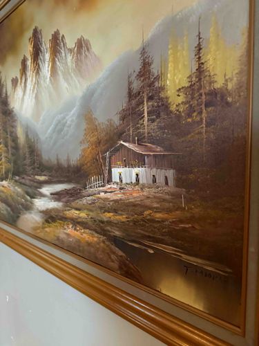 Mountain Landscape Oil Painting