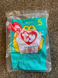 McDonald's Teenie Beanie Baby - Pinchers the Lobster (No. 5)