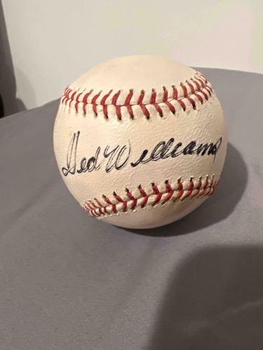 Ted Williams Autographed Official Major League Baseball