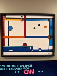 Abstract Geometric Painting by Lolo
