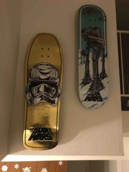 Star Wars Themed Decorative Skateboard Decks (Captain Phasma & AT-AT)