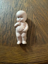 Bisque 'Shush' Baby Figurine