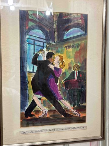 Tango Argentino (El Beso) Painting