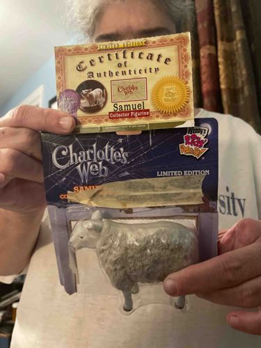 Wendy's Kids' Meal Charlotte's Web Limited Edition Samuel Collector Figurine