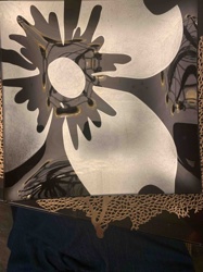 Abstract Frosted Glass Art Panel