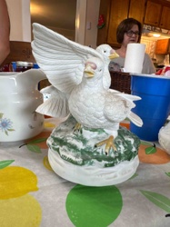 Porcelain Two Doves Figurine
