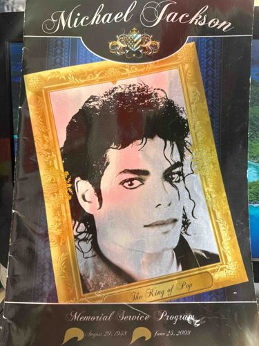 Michael Jackson Memorial Service Program