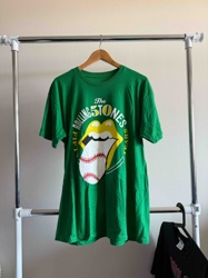The Rolling Stones '50th Anniversary' Baseball Tongue Logo T-Shirt