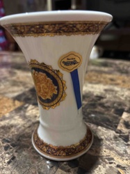 Decorative Vase with Medusa Design