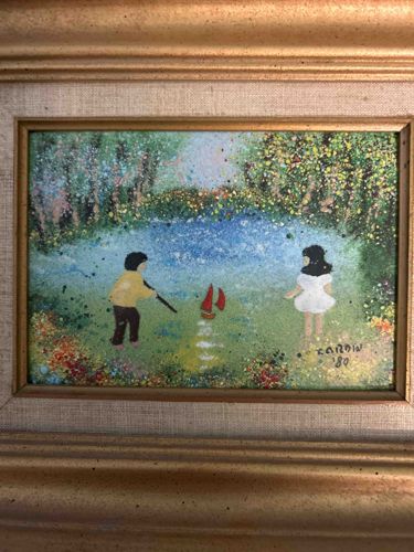 Enamel on Copper Artwork by Caron (Sarah Brown)