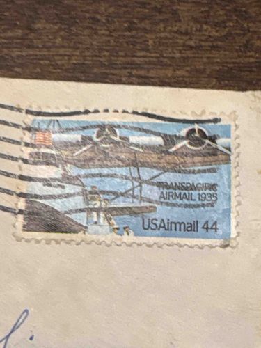 Trans-Pacific Airmail Stamp