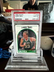 1989 Hoops Larry Bird Basketball Card (PSA Gem Mint 10)