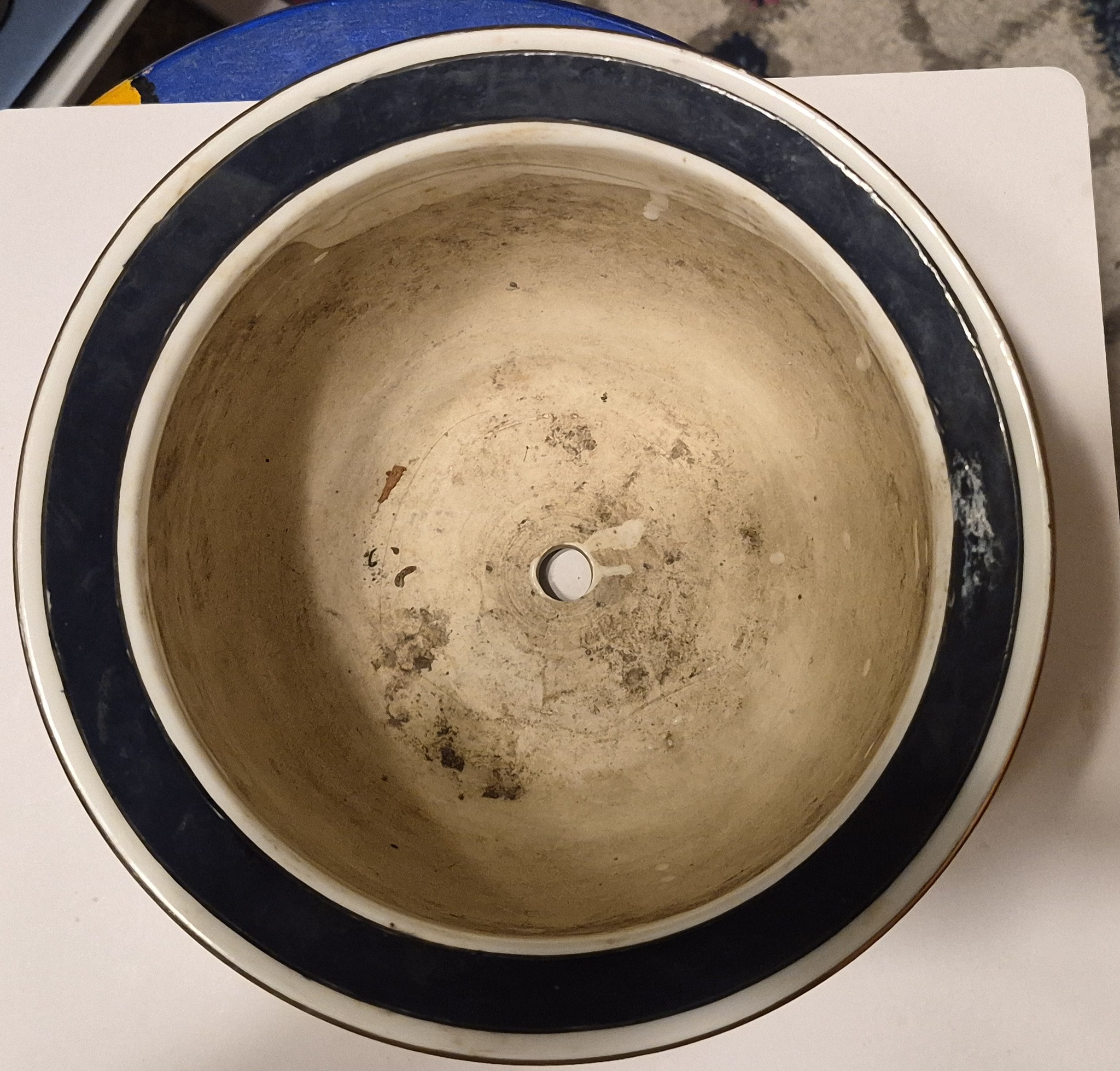 Submitted photo of Glazed ceramic planter pot
