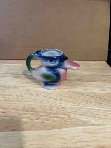 Mid-Century Ceramic Duck Mini Creamer