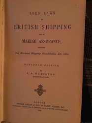 Lees' Laws of British Shipping and of Marine Assurance, Eleventh Edition