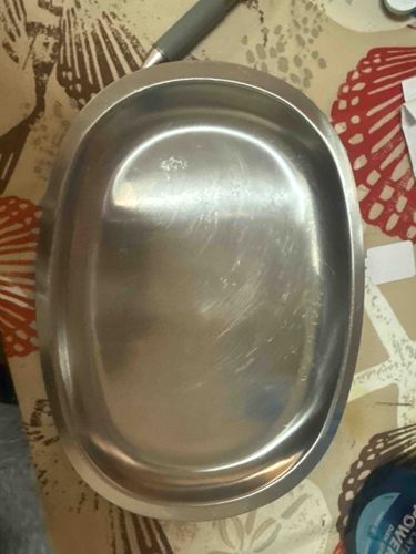 Oval Stainless Steel Serving Dish